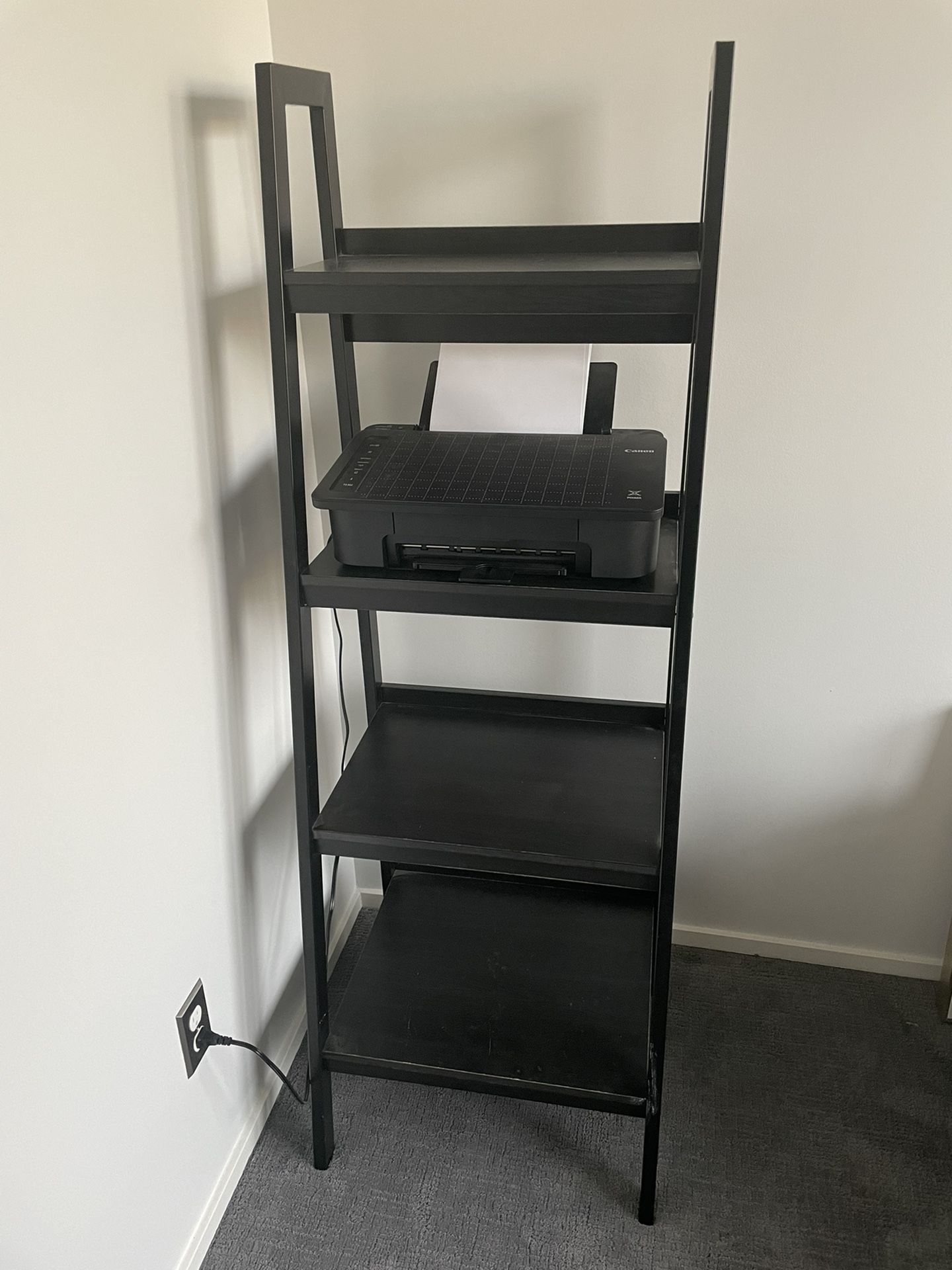 Black Ladder Bookcase