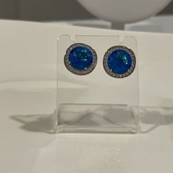 deep blue earrings