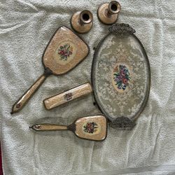 Antique Hair Brush Set