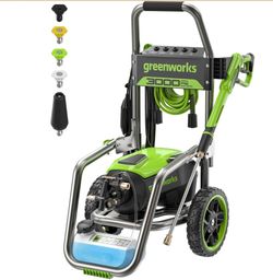 Greenworks Pro Brushless 3000 PSI (CSA Certified) 2.0 GPM Max / 1.1 GPM Electric Pressure Washer (Foldable Handles, Rugged Steel Frame, 25 FT Hose, 35