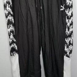 Puma Tailored For Sport OG Men's AOP Track Pants Black White 597043-01 Size L