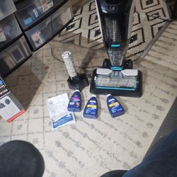 Bissell CrossWave Cordless Max Vacuum Mop All in One Wet and Dry Vac Combo Hard Floor Cleaner and Area Rugs, Cordless Mop, Pack-in Formulas Included, 