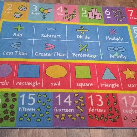 Educational Rug - Introduction To Math for Sale in San Antonio, TX ...