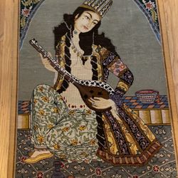 Carpet Persian Tabriz Ghajar Tar 25" x 41"