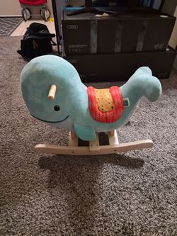 Whale Rocking toy