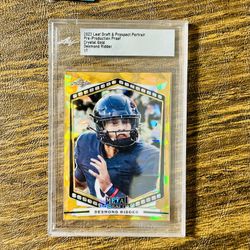 2022 Leaf Desmond Ridder, Crystal Gold Prizm 1/1 