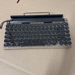981 Retro Express Wireless, Mechanical Gaming Vintage Typewriter Keyboard