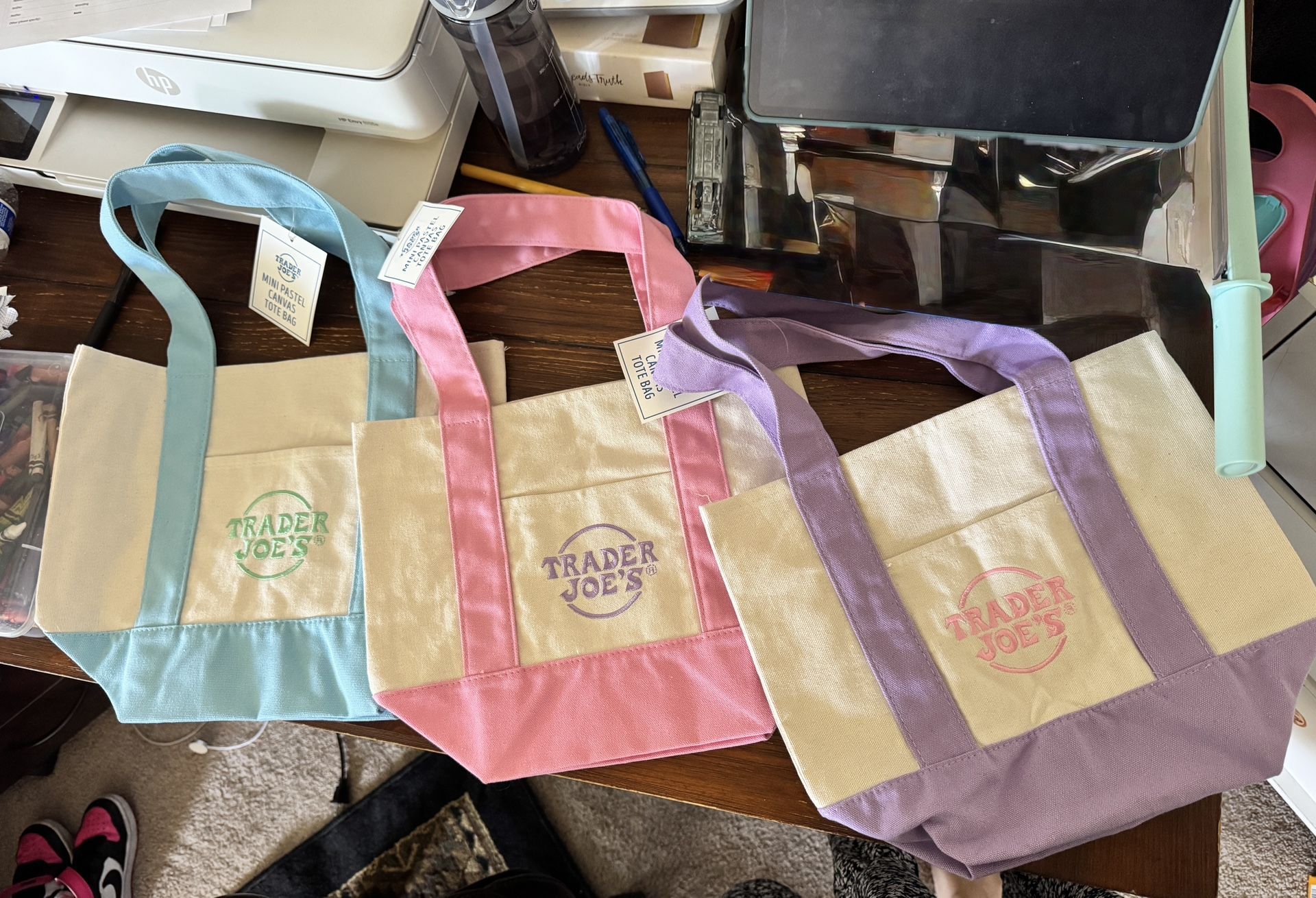 Mini Canvas Trader Joes Bags
