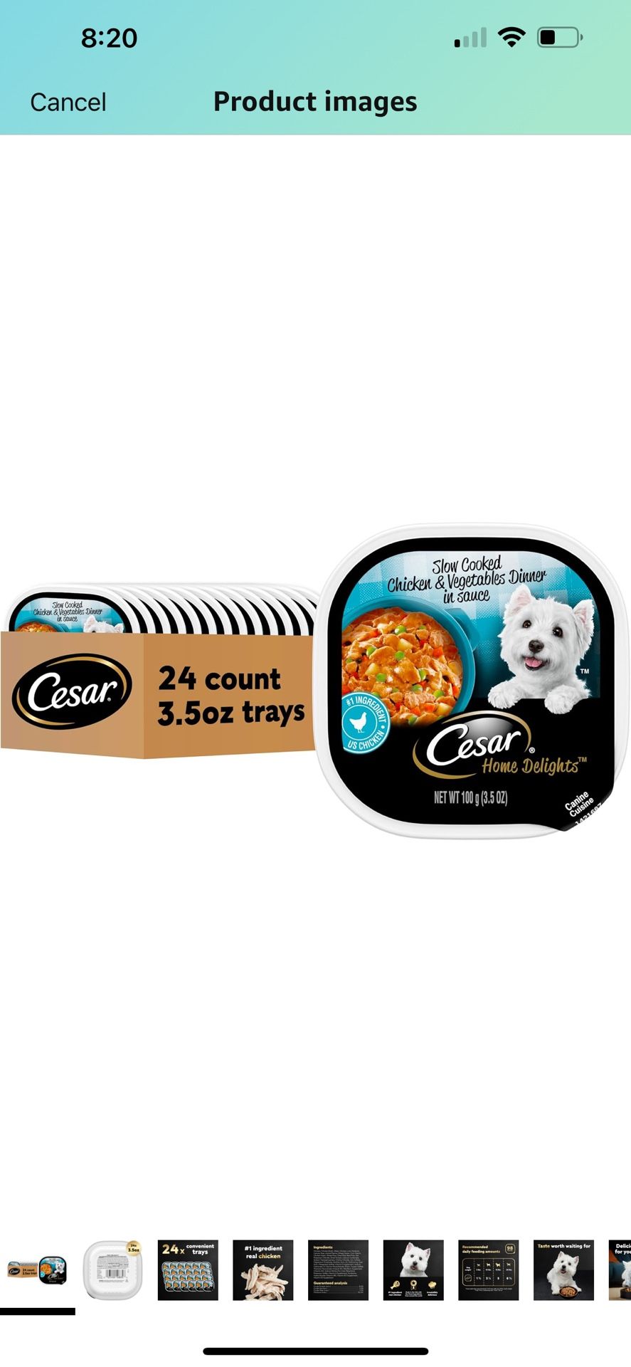 Cesar Home Delights Dog Food 24 Pack