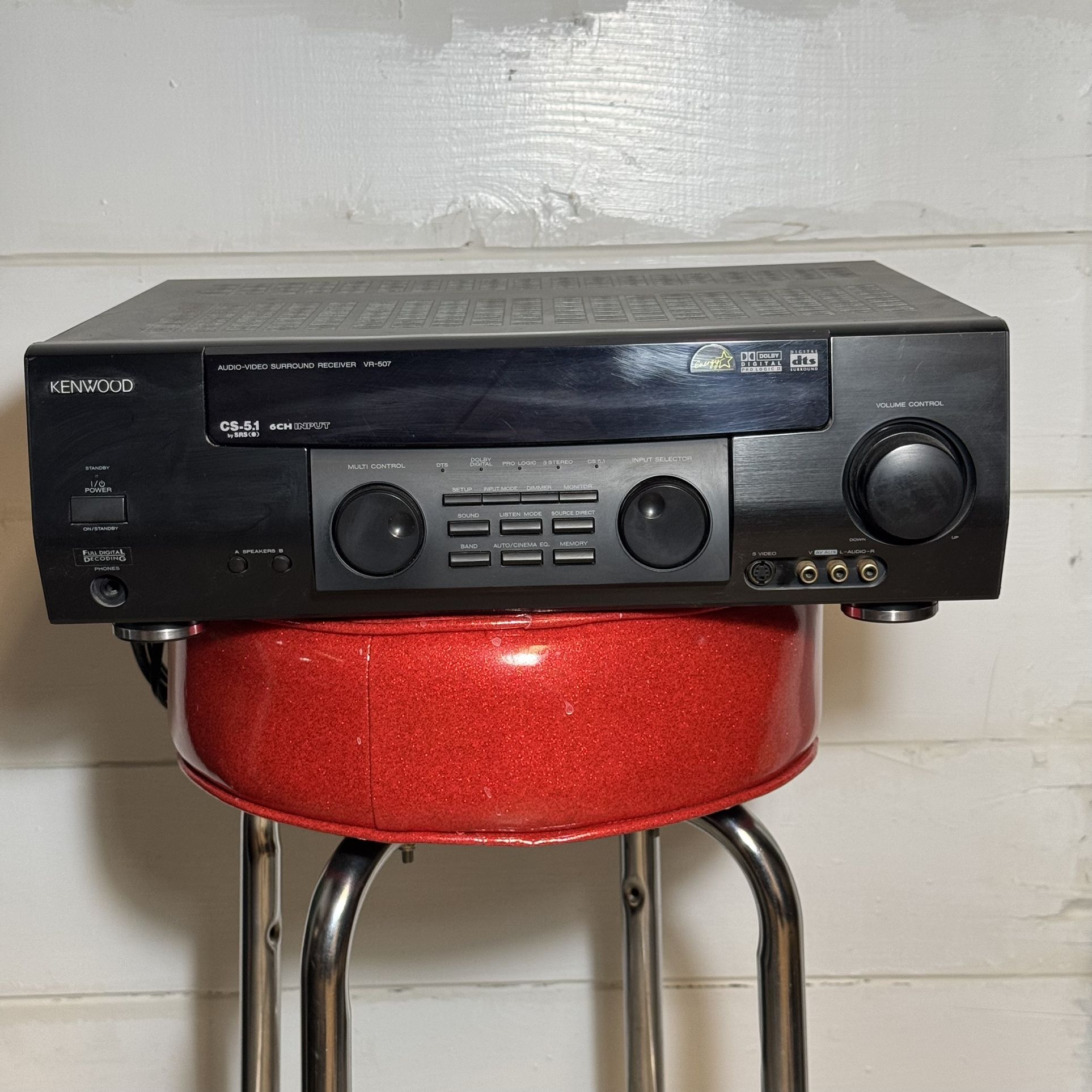 Kenwood A/V Receiver VR-507 With Remote Control