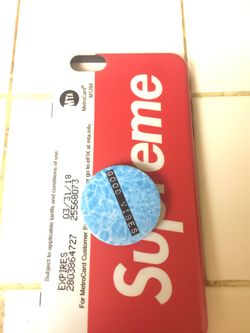 100 % real authentic supreme x metro card case for iPhone 6 Plus