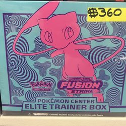 Pokemon Fusion Strike Pokemon Center Elite Trainer Box