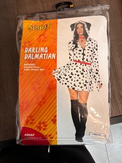 Spirit Darling Dalmatian Halloween Costume Adult Medium