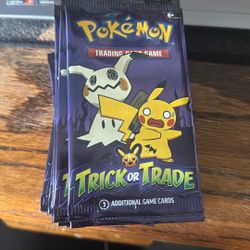 Pokemon Trick Or Treat Packs 