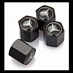 ➡️(New) Mercedes Benz Tire Valve Stem Caps (Set of 4)