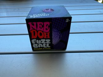 Brand New Schylling NeeDoh Fuzz Ball Flower Power Fidget Toy (Purple)original