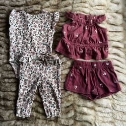 $5 baby girl clothing bundle sets