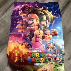 Super Mario Bros Movie Gift Box With Poster And Everything Included