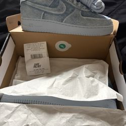 Ja Morant Air Force 1s Denim Size 10