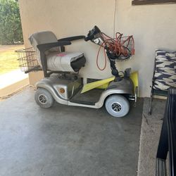 Scooter And Patio Table