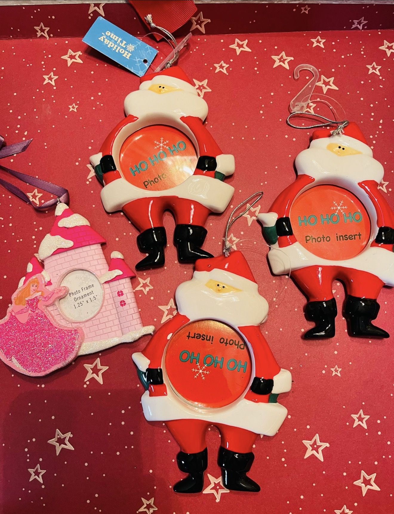 All for princes Santa Claus Photo Frame new Ornaments for $15dlls (bundle)