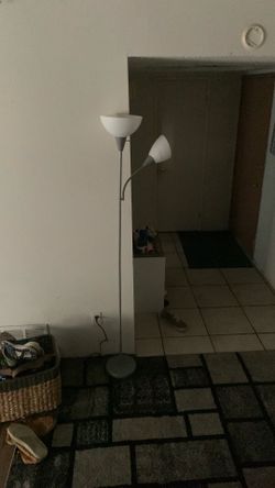 Grey adjustable lamp