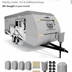 Heavy Duty Travel Trailer RV Cover 14-16ft