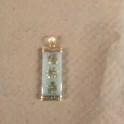 Jade Necklace Charm