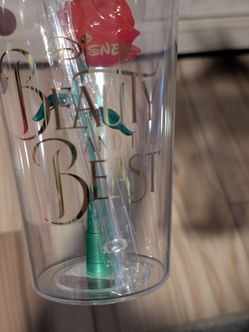 NWT Disney Beauty and the Beast Rose Sipper