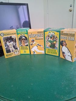 Oakland a's bubble heads