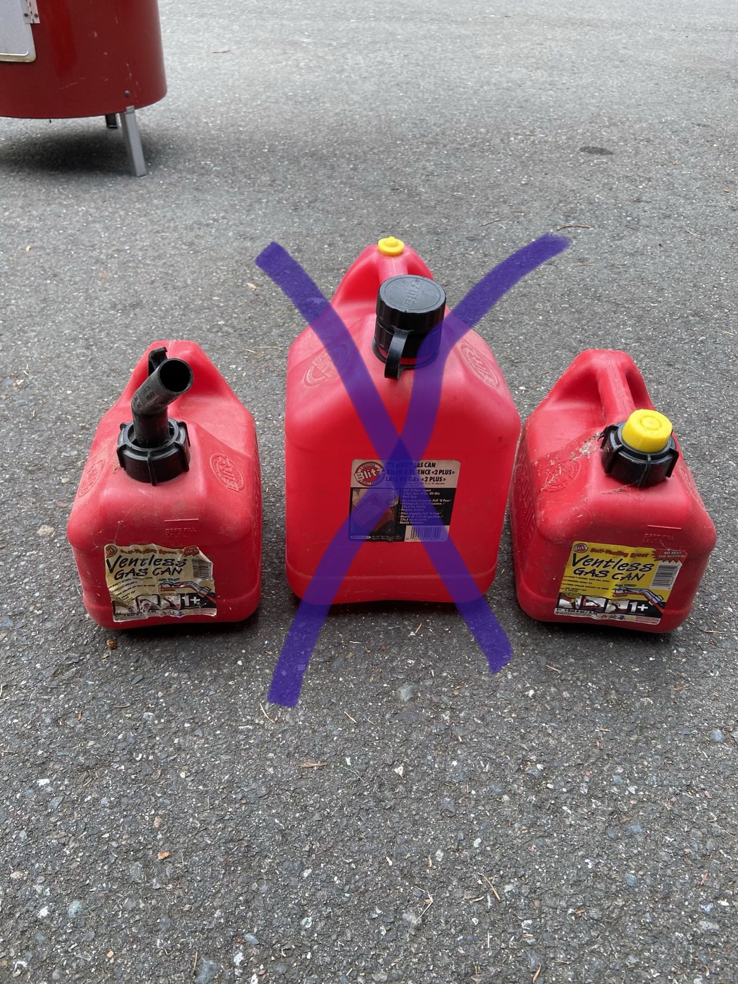 Two small gas cans $10 for both