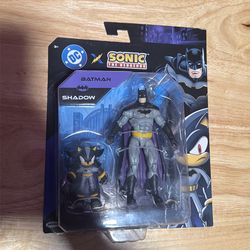 Dc x sonic Batman and shadow figure two pack