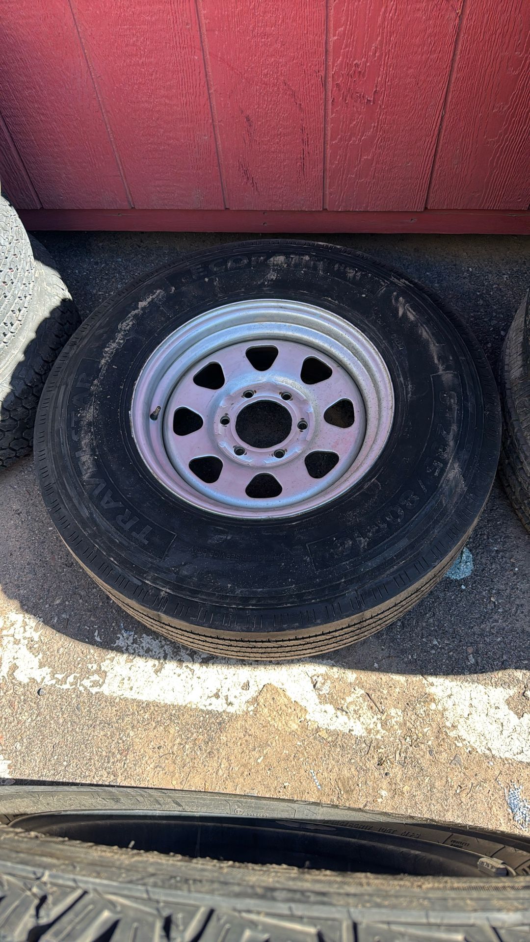 2014 f350 Tore With Stock Rim