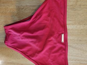 NEVER WORN Sunny Co Red Bikini Bottoms With Mesh
