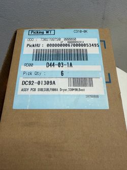 Samsung DC92-01309A Dryer Sub PCB Assembly