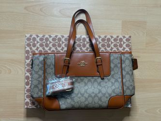New Women’s All Over Print Coach Tote Purse