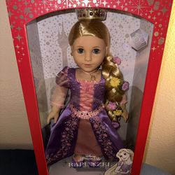 NEW AMERICAN GIRL DISNEY PRINCESS 18” RAPUNZEL LIMITED EDITION DOLL 