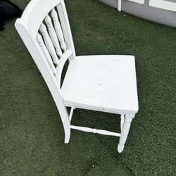 White Chair, Solid Wood