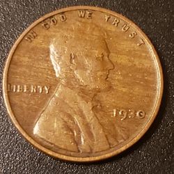 1930 P Lincoln Wheat Penny "Woody" Mixed Alloy Mint Error