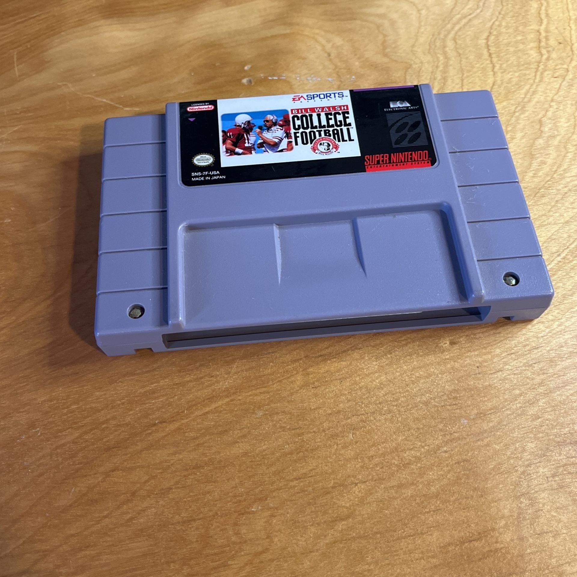 Super Nintendo / SNES - Bill Walsh College Football