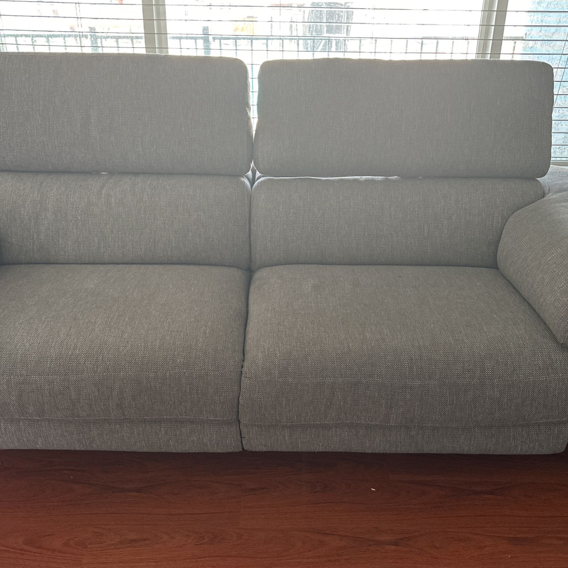 Free Power Reclining Couches - Grey