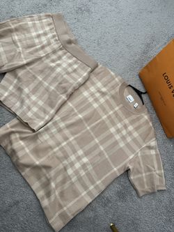 Men’s Burberry Sweater Short Set Size M