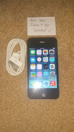 AT&T Apple iPhone 4 8GB Factory Unlocked!!