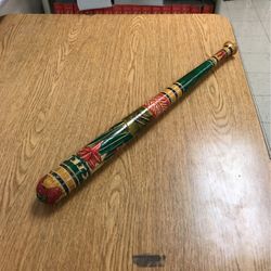 Hand Carved Wooden Bat From Mecico