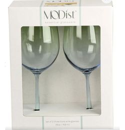 2 Wine Glasses 3 Tone