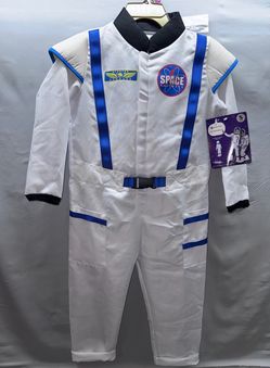 Disguise Member's Mark Kids Astronaut Space Explorer Jumpsuit Costume Size S 4-6