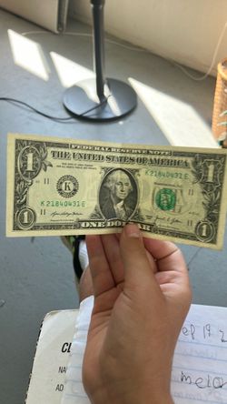 US One Dollar Bill