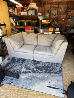 Gray Restoration Hardware Cloud Couch