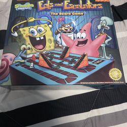 SpongeBob Eels And Escalators Boardgame 