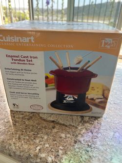 Cuisinart fondue set cast iron